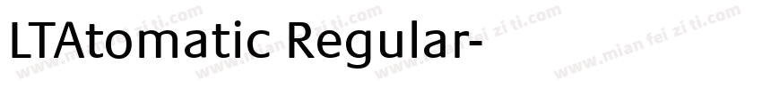 LTAtomatic Regular字体转换